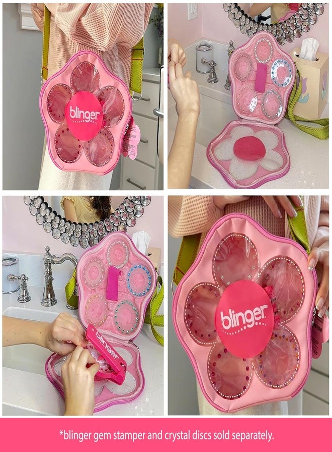 blinger® Flower Carry Case | Perfect Organizer for your Gem Stamper & your Discs (sold separately) | Holds up to 225 gems! | Gem Stamper & Discs Not Included - Image 5